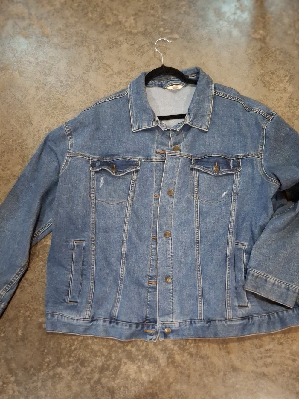 Terra & Sky Light Blue Denim Jacket - Plus - Picture 2 of 15